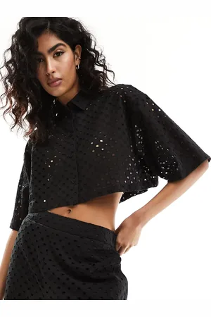 ASOS Broderie shirt in co-ord
