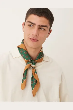 ASOS Patterned satin scarf in