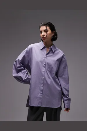 ASOS Oversized shirt with tab back detail in