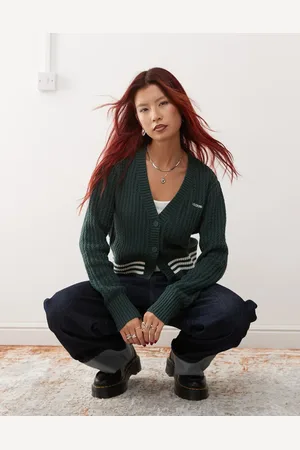 adidas Knitted cardigan in mineral
