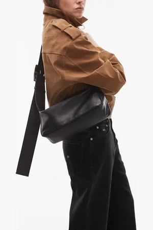 Topshop Charlie leather crossbody bag in