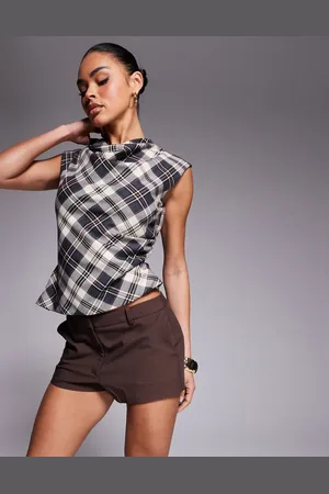 River Island Drape tailored top in
