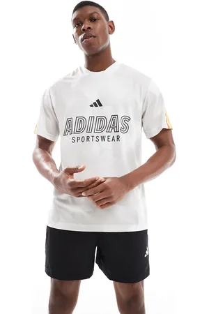 adidas Adidas Football Tiro jersey t-shirt in white and red