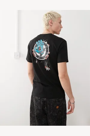 Santa Cruz Screaming Target graphic logo t-shirt with back print in