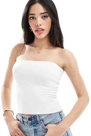 Hollister Reversible foldover tube top in