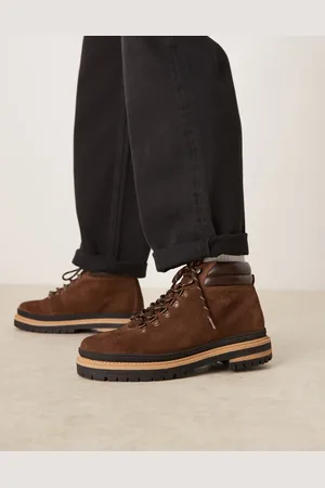 ASOS Lace up hiker boots in suede