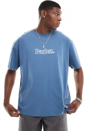 Parlez Staffa short sleeve oversized logo t-shirt in
