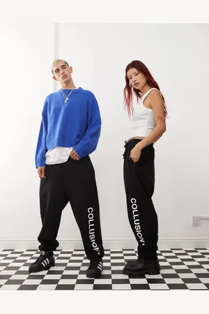 COLLUSION Unisex logo jogger in