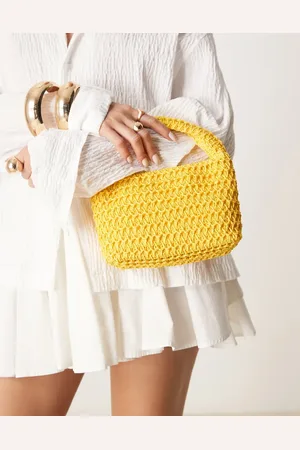 Glamorous Straw grab bag in