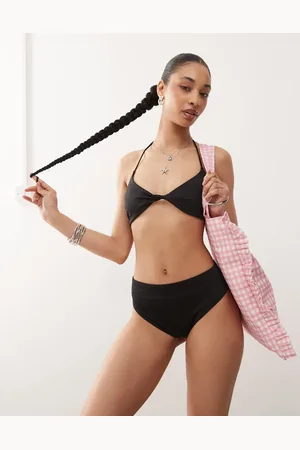 Weekday High waist bikini bottoms in
