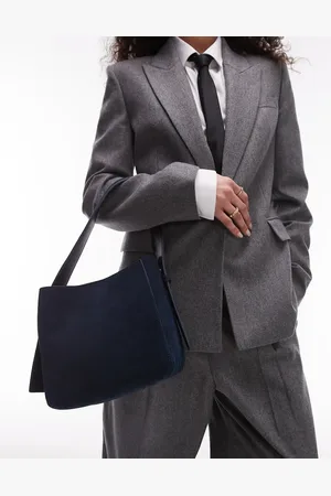 MANGO Suede adjustable strap shoulder bag in
