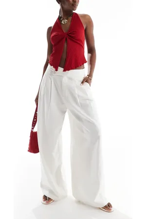Stradivarius Cross waist trouser in