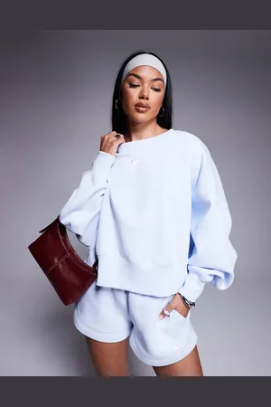Nike Phoenix Fleece over-oversized sweatshirt in light