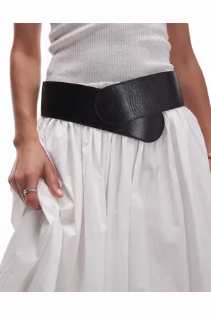 MANGO Cinch waist belt in