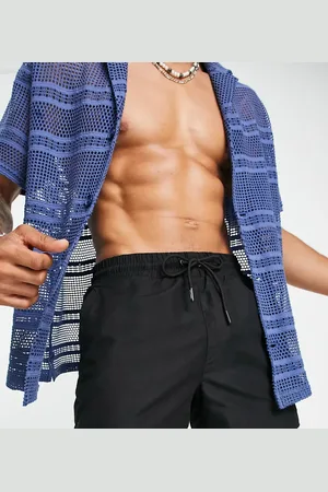 Reclaimed Inspired shorter length swim short in