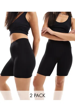 ASOS 2 pack basic legging shorts in
