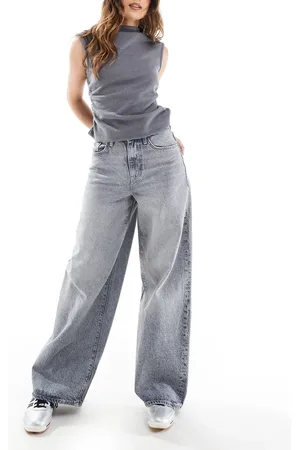 AWARE Elina wide leg jeans in washed denim