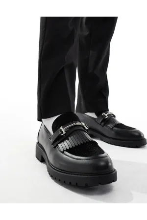 ASOS Chunky loafers in with faux fur