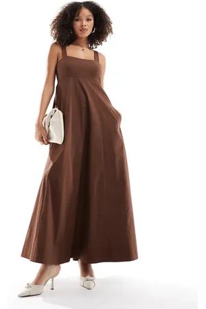 Whistles Cotton midi dress in