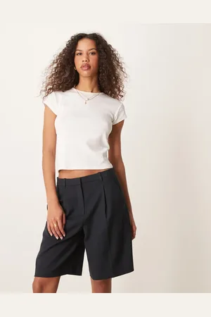 Abercrombie & Fitch Mid rise bermuda shorts in