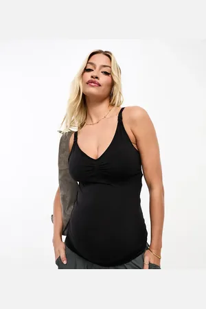 Mama;licious Mamalicious Maternity Nursing seamless top in