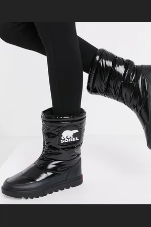 sorel Joan Of Arctic padded snow boots in patent