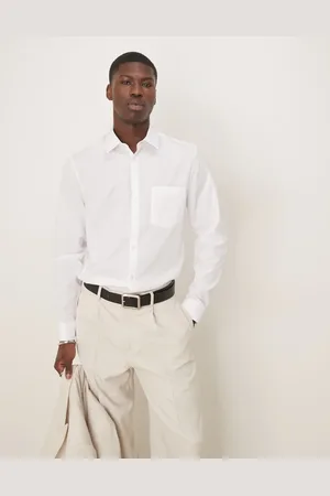 ASOS Slim formal textured shirt in