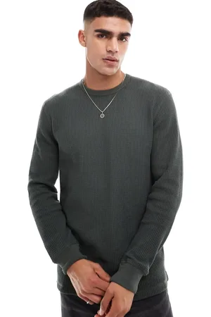 Cotton On Cotton On chunky waffle long sleeve t-shirt in