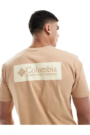 Columbia North Cascades short sleeve graphic t-shirt in tan