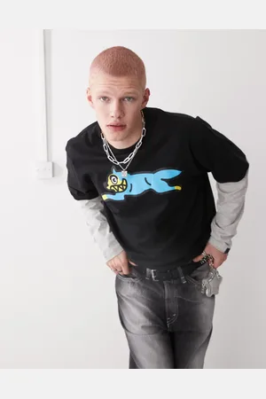 ICECREAM Running dog layered t-shirt in multi