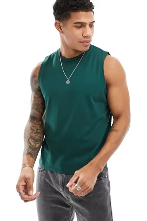 ASOS Boxy tank in dark