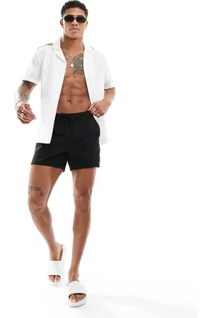 Another Influence Beach shirt co ord with taping in