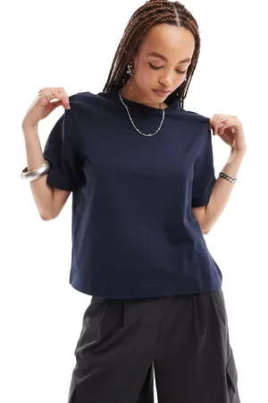 Weekday Perfect boxy fit t-shirt in dark
