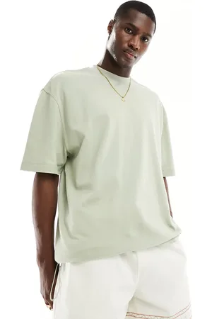 ASOS Oversized t-shirt with drawcord hem in light