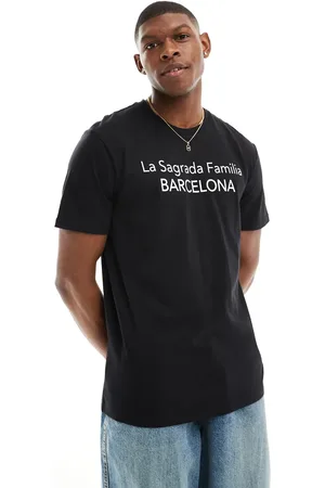 Only & Sons Barcelona print t-shirt in
