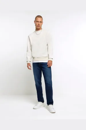 River Island Slim fit washed jean in dark