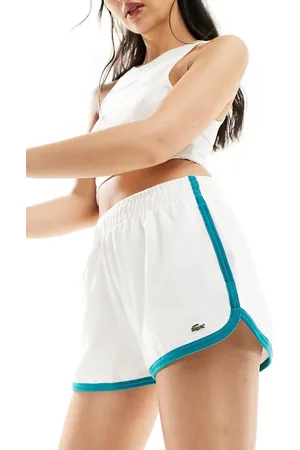 Lacoste Towelling shorts with contrast edge in