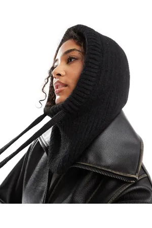 ASOS Hood with wool mix in