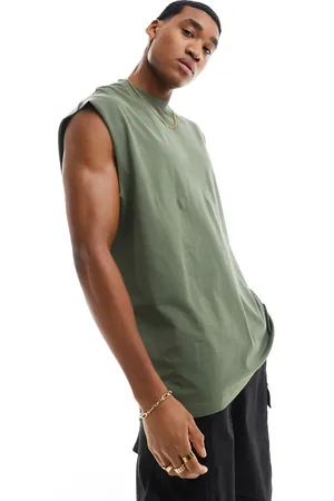ASOS Oversized tank in khaki
