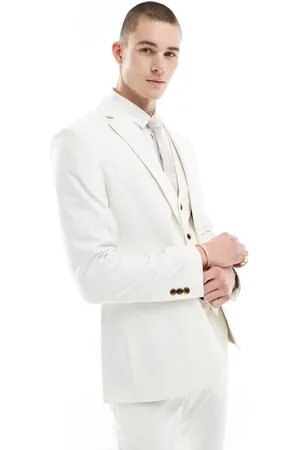 ASOS Skinny suit jacket in light stone