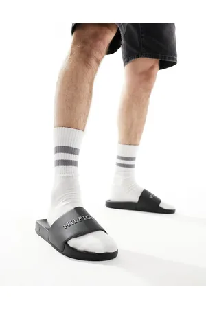 Tommy Hilfiger Raised logo pool sliders in