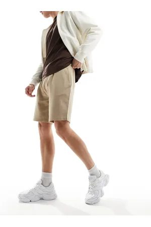 Brave Soul Jersey shorts in stone