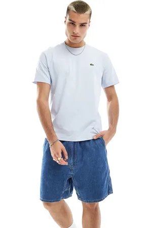 Lacoste Logo classic fit t-shirt in light blue
