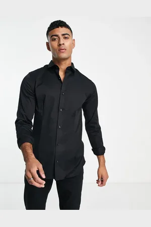 JACK & JONES Premium super slim fit stretch smart shirt in