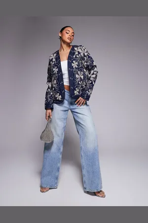 River Island Floral studded housecoat in