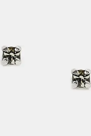 Kingsley Ryan 2mm tiny black crystal stud earrings