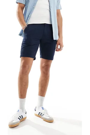 Ben Sherman Plain seersucker resort short in dark