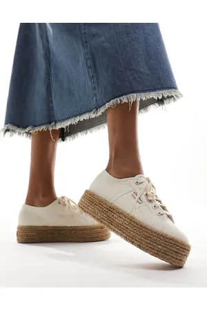 Superga Rope sole trainers in beige