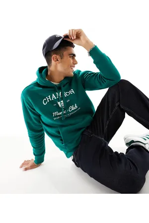 Champion Back print hoodie in dark