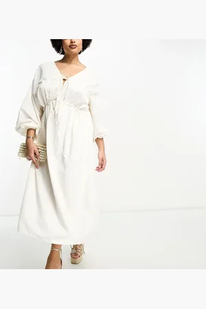 Pretty Lavish Balloon sleeve maxi dress in
